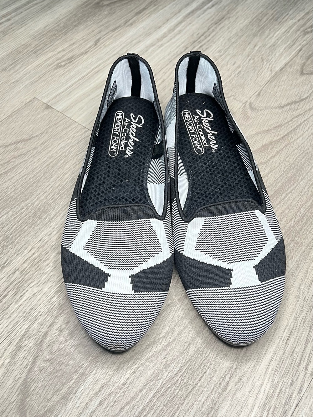 Skechers Cleo Sherlock Knit Slip On Ballet Stretch Flats Women’s 9.5 Career